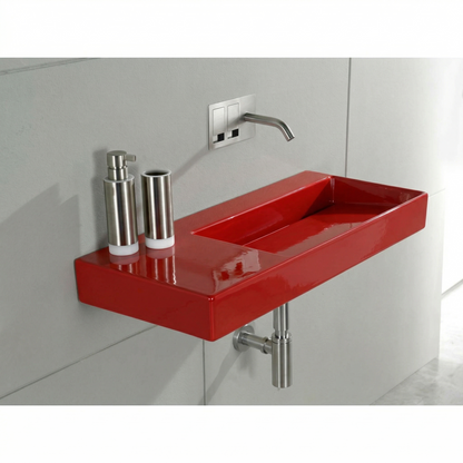 Porcelain sink P35 SX L014