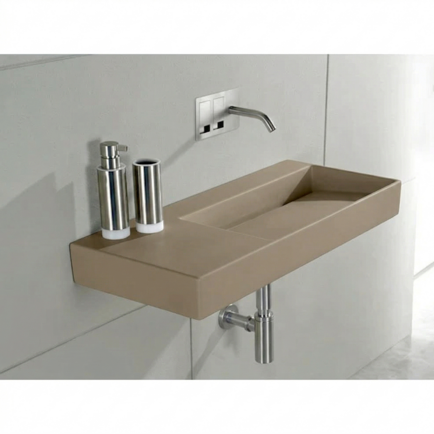Porcelain sink P35 SX L014