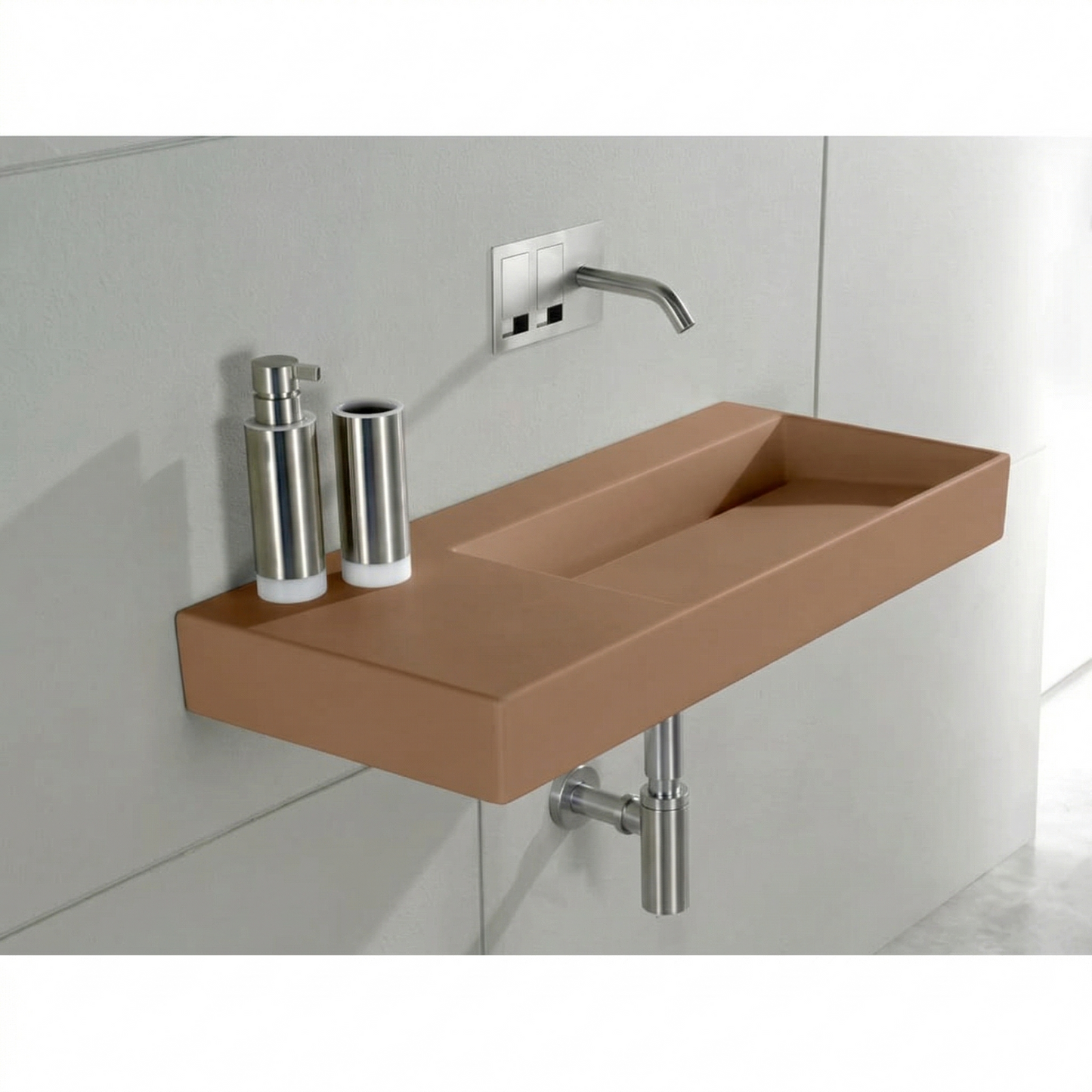 Porcelain sink P35 SX L014