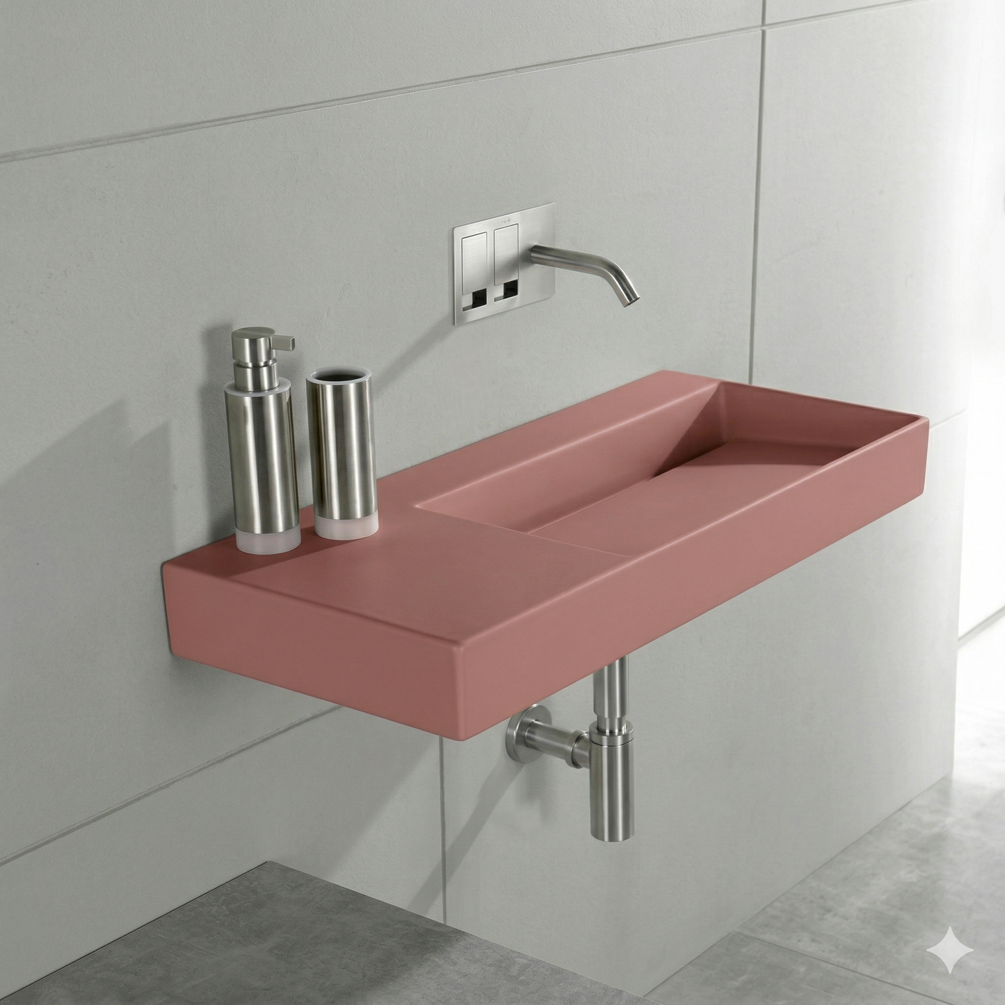 Porcelain sink P35 SX L014