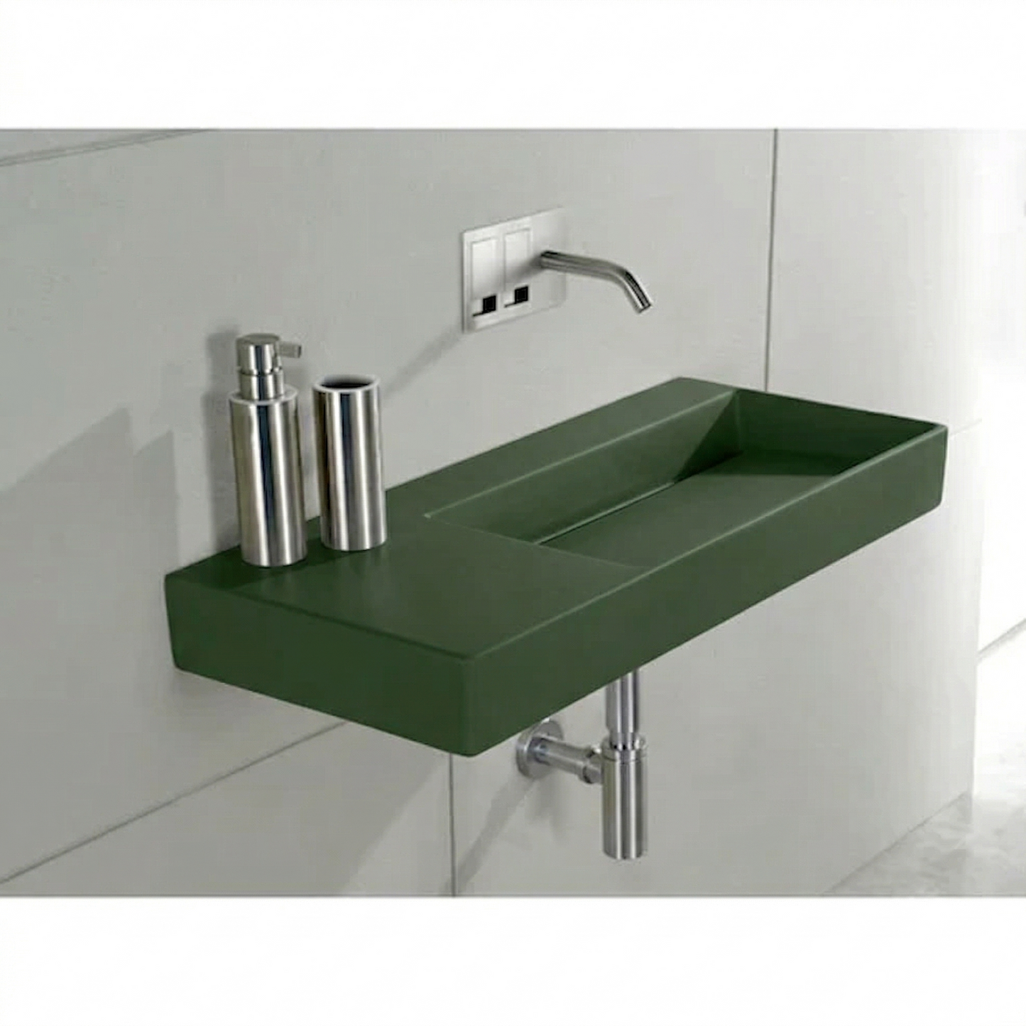Porcelain sink P35 SX L014