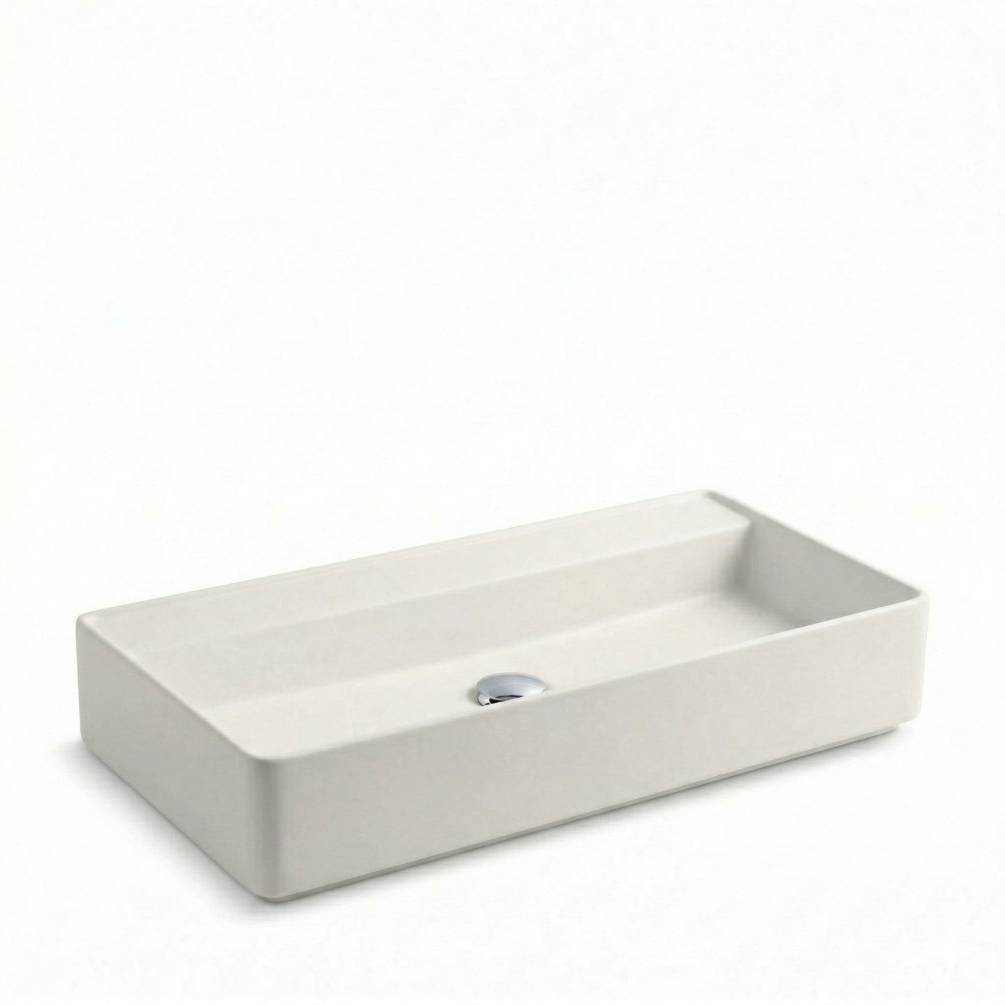 Porcelain sink FLY RECTANGULAR CR 75 L623