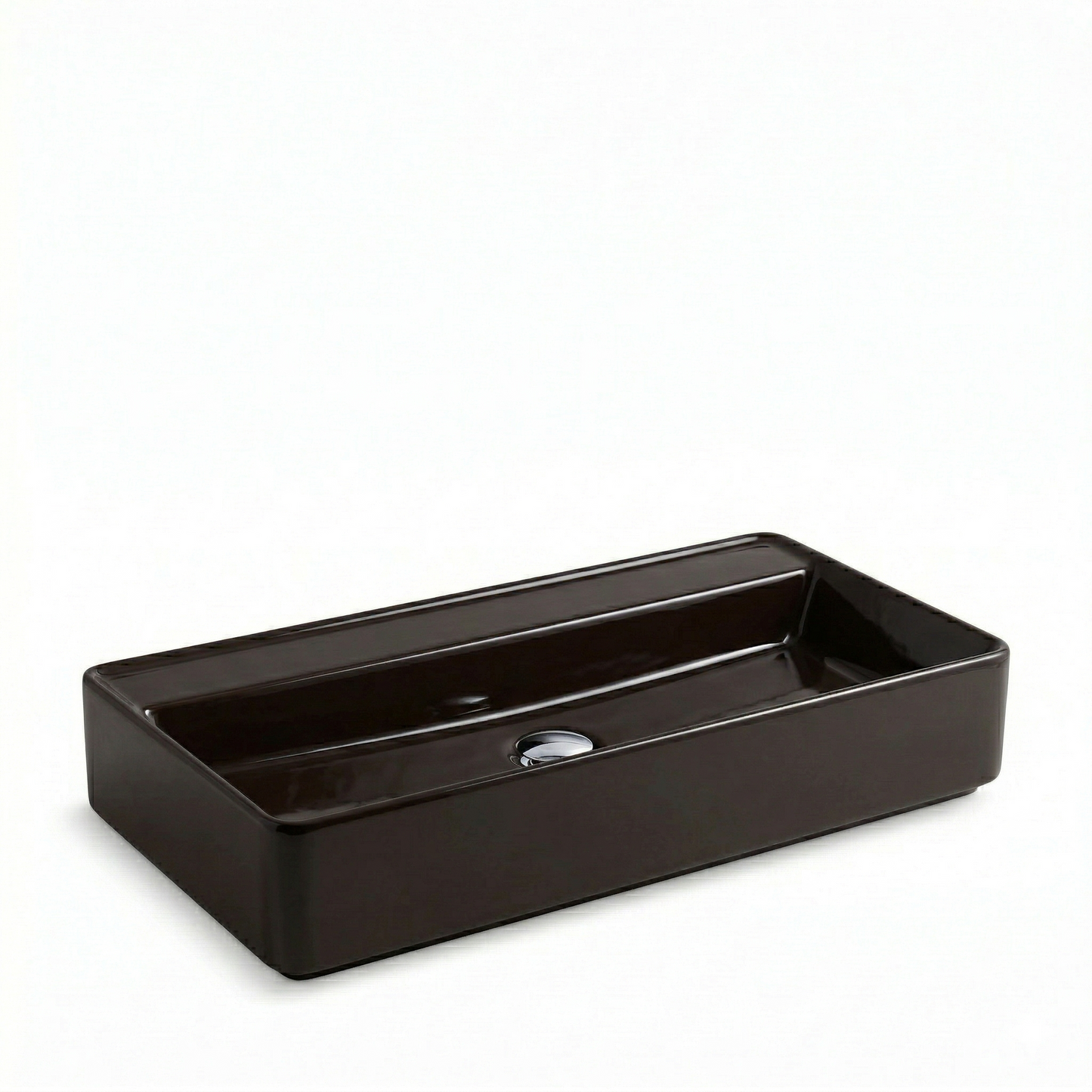 Porcelain sink FLY RECTANGULAR CR 75 L623