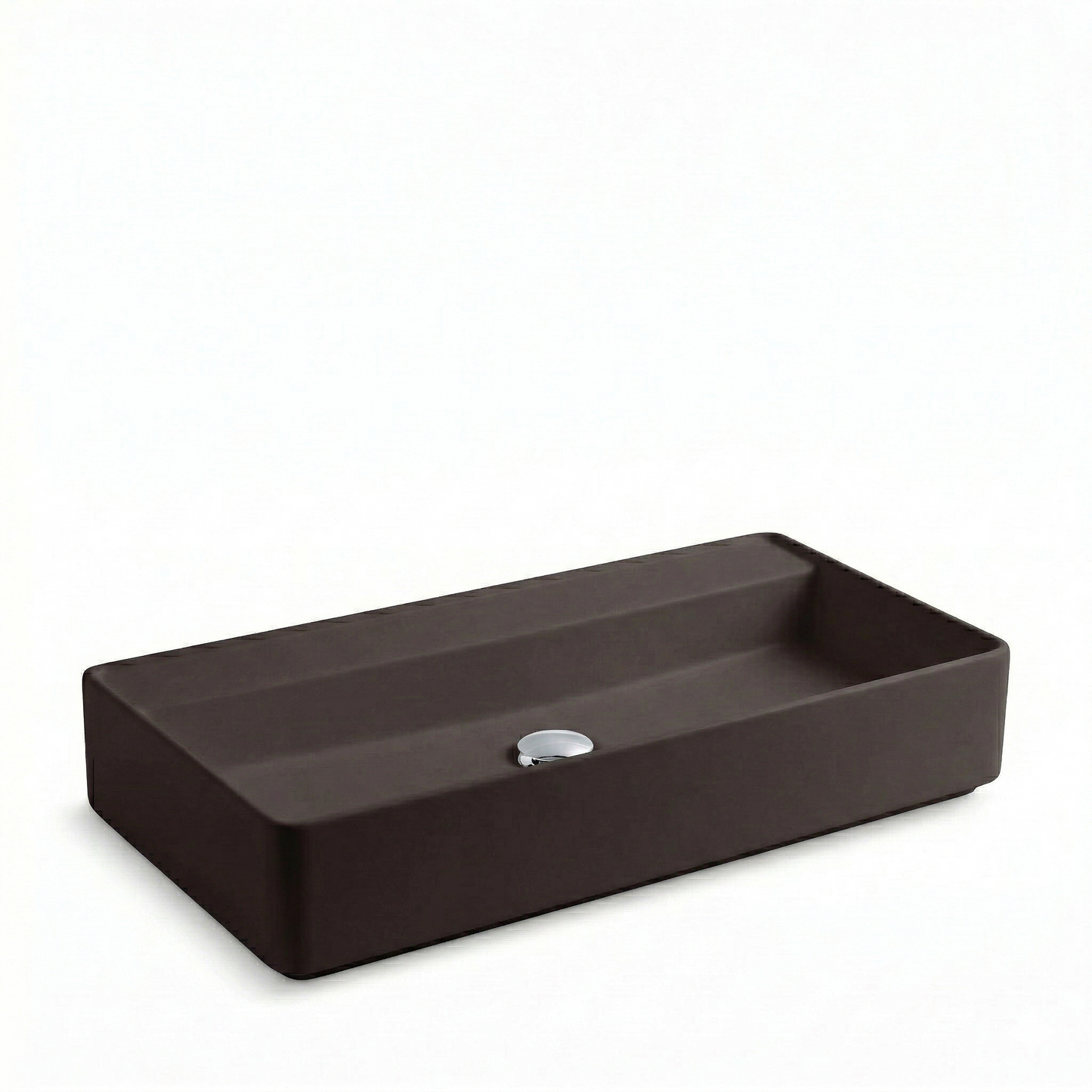 Porcelain sink FLY RECTANGULAR CR 75 L623