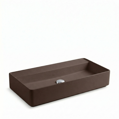 Porcelain sink FLY RECTANGULAR CR 75 L623