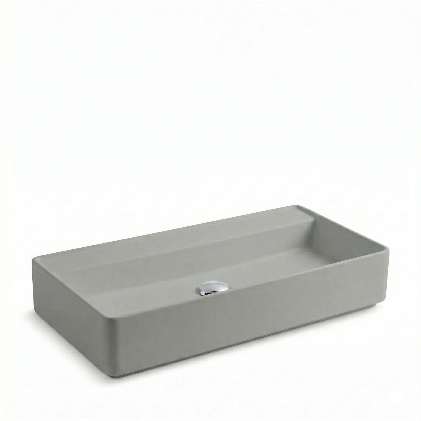Porcelain sink FLY RECTANGULAR CR 75 L623