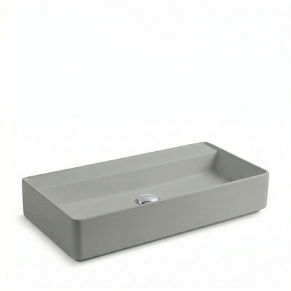 Porcelain sink FLY RECTANGULAR CR 75 L623