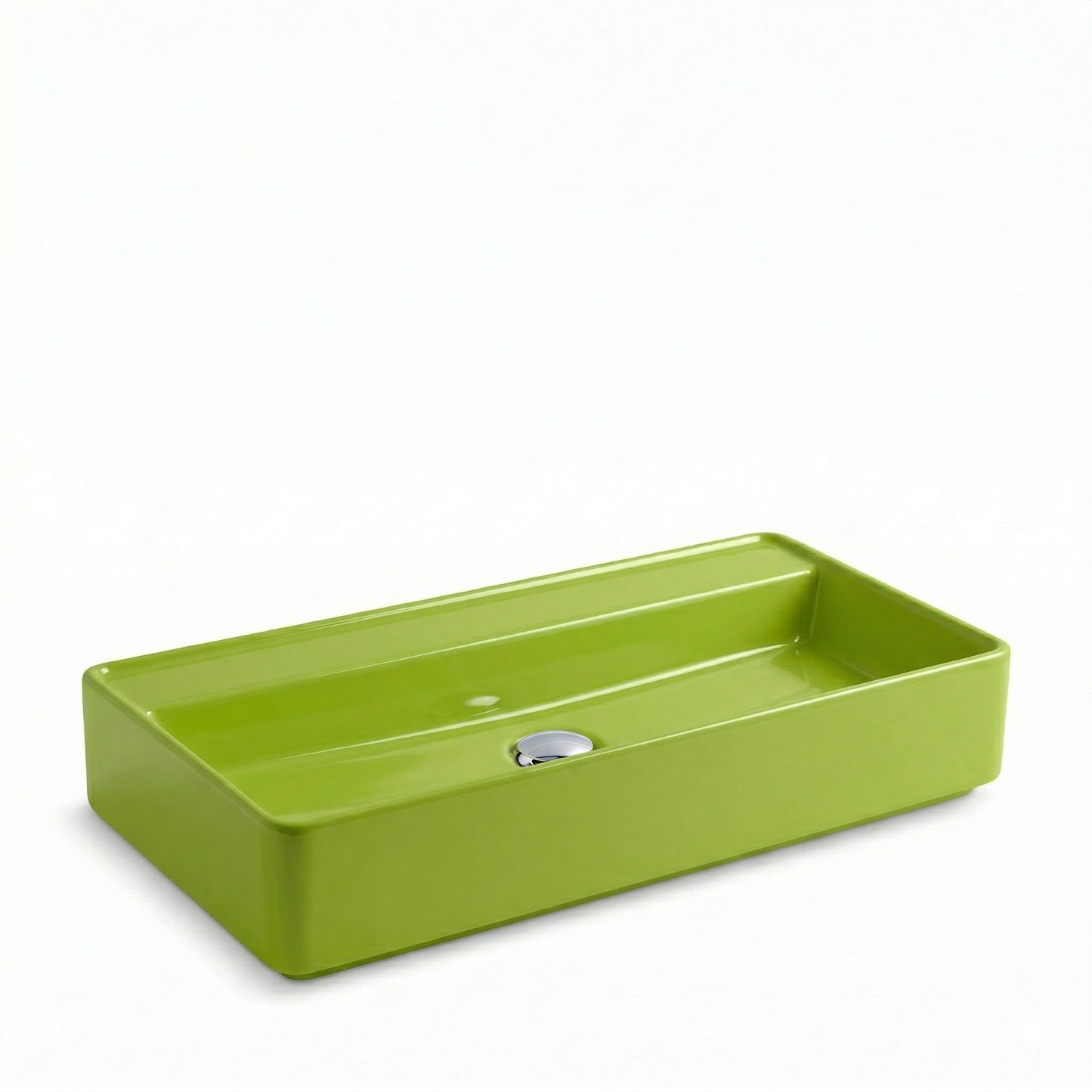 Porcelain sink FLY RECTANGULAR CR 75 L623
