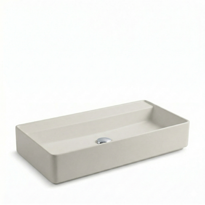 Porcelain sink FLY RECTANGULAR CR 75 L623