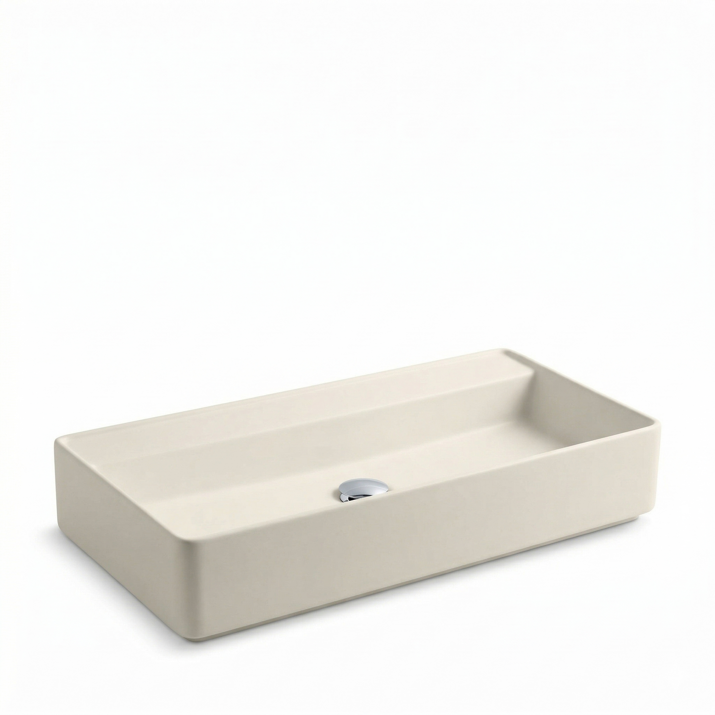 Porcelain sink FLY RECTANGULAR CR 75 L623