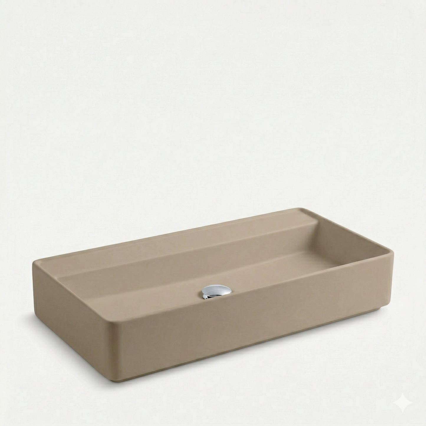 Porcelain sink FLY RECTANGULAR CR 75 L623