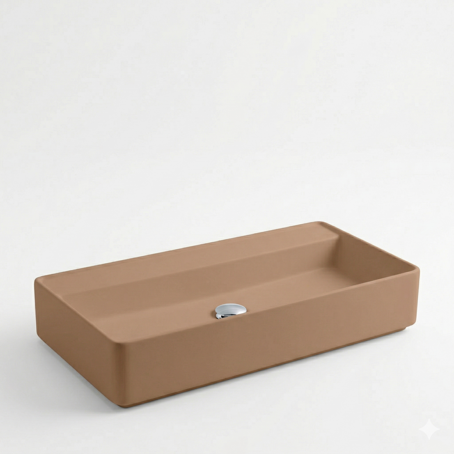 Porcelain sink FLY RECTANGULAR CR 75 L623