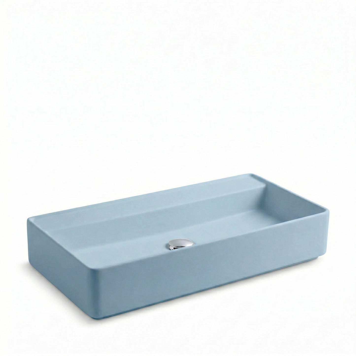 Porcelain sink FLY RECTANGULAR CR 75 L623