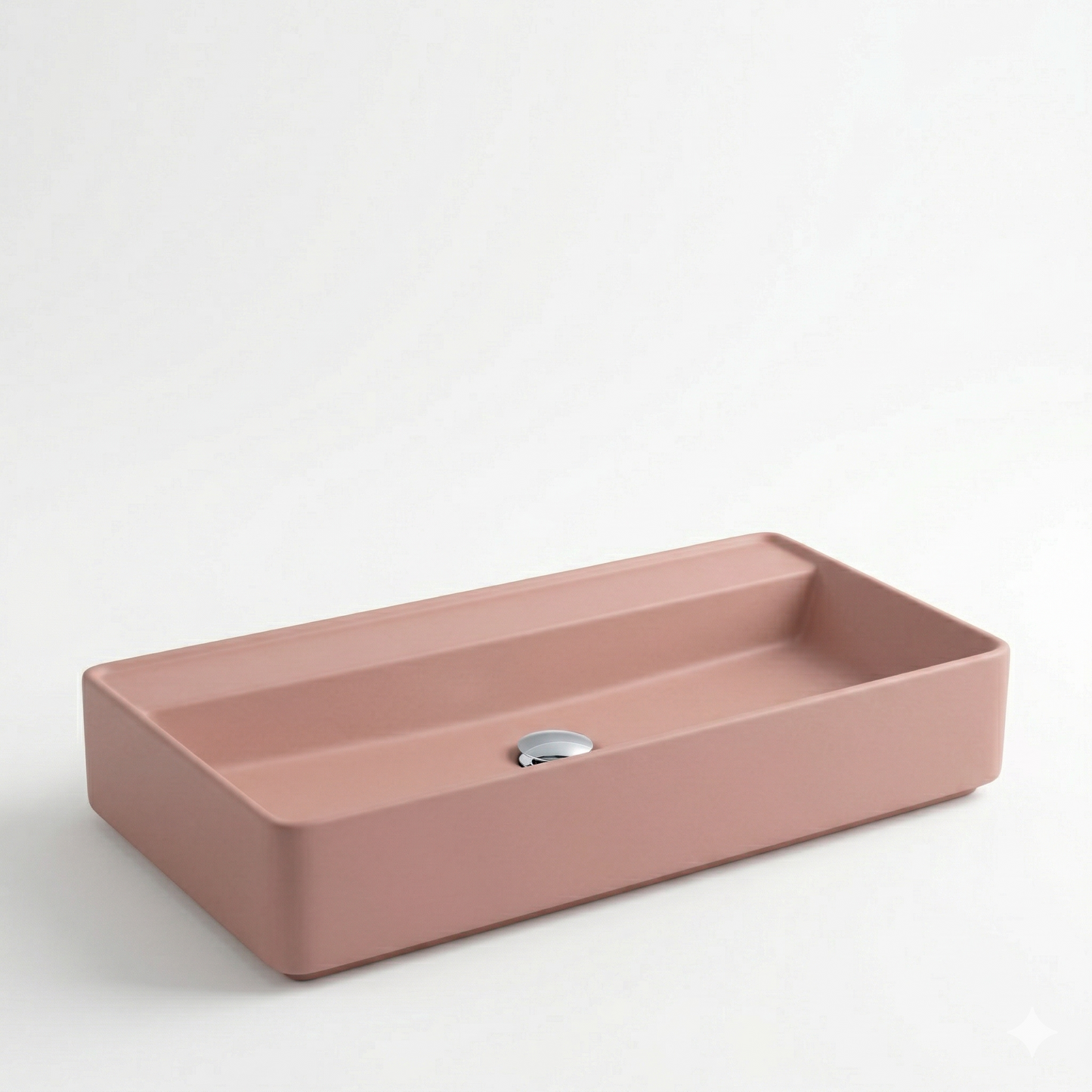 Porcelain sink FLY RECTANGULAR CR 75 L623