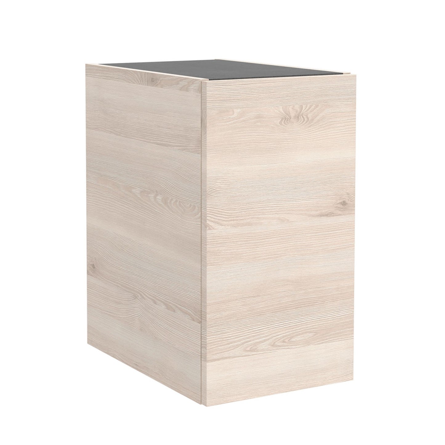 Unité de rangement murale 12 pouces (300) Naturel une porte réversible