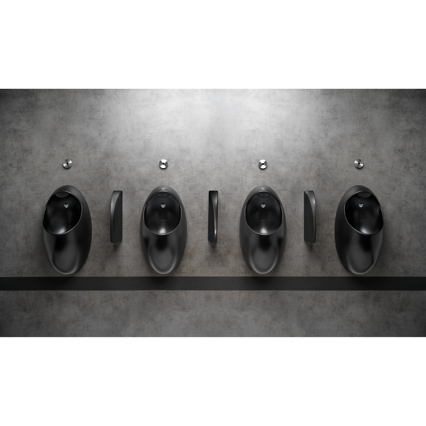 Urinal porcelain dividing wall OR20