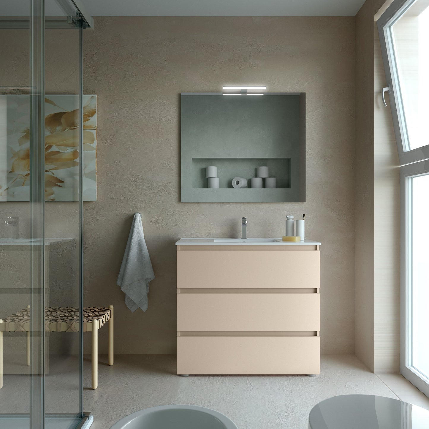 Vanity  Fussion Spirit 36 inches (900) 3 drawers (floor standing) **SPECIAL ORDER COLORS**
