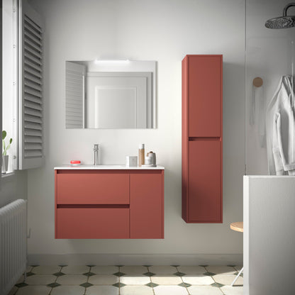 Vanity Noja 34 inches (855) 2 drawers + door offset