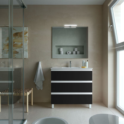 Vanity  Fussion Spirit 36 inches (900) 3 drawers (floor standing) **SPECIAL ORDER COLORS**