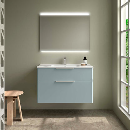 Vanity Luva 40 inches (1000) 2 drawers Aqua