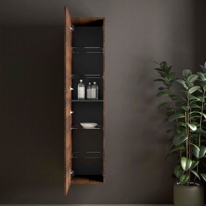 Linen cabinet alliance Walnut Maya