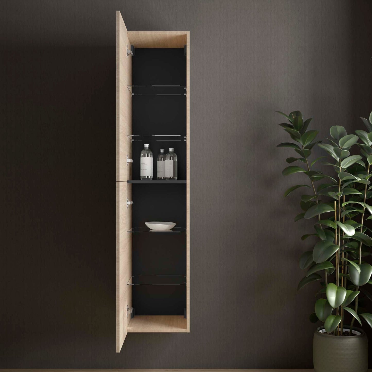 Linen cabinet alliance Sienna Oak