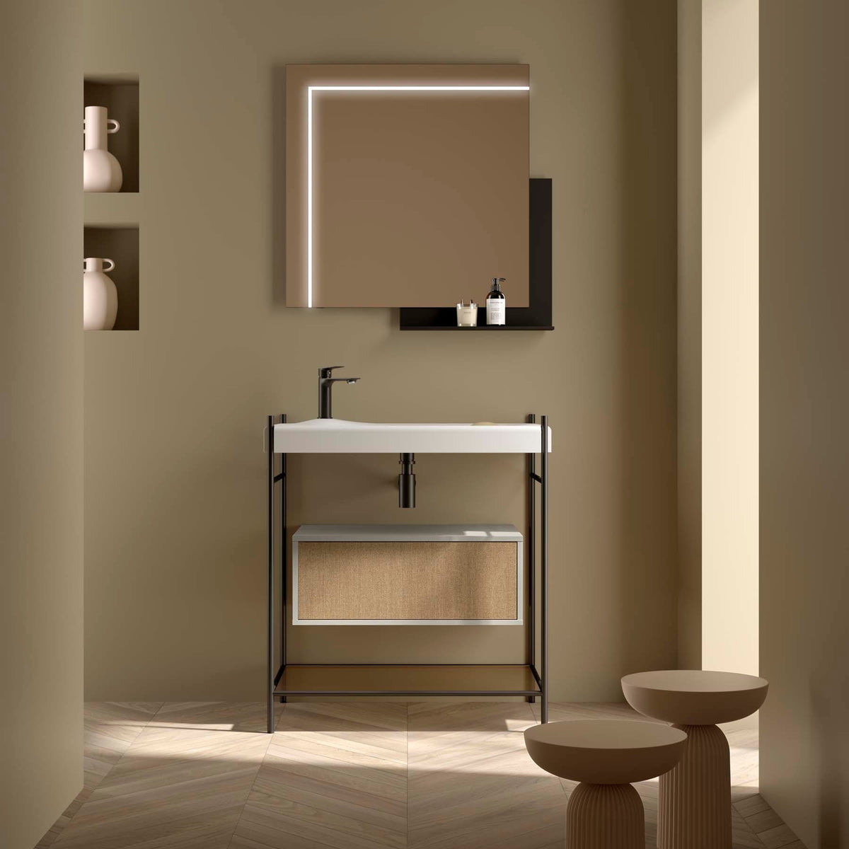 Vanity set OCEAN 1 drawer *Special order*