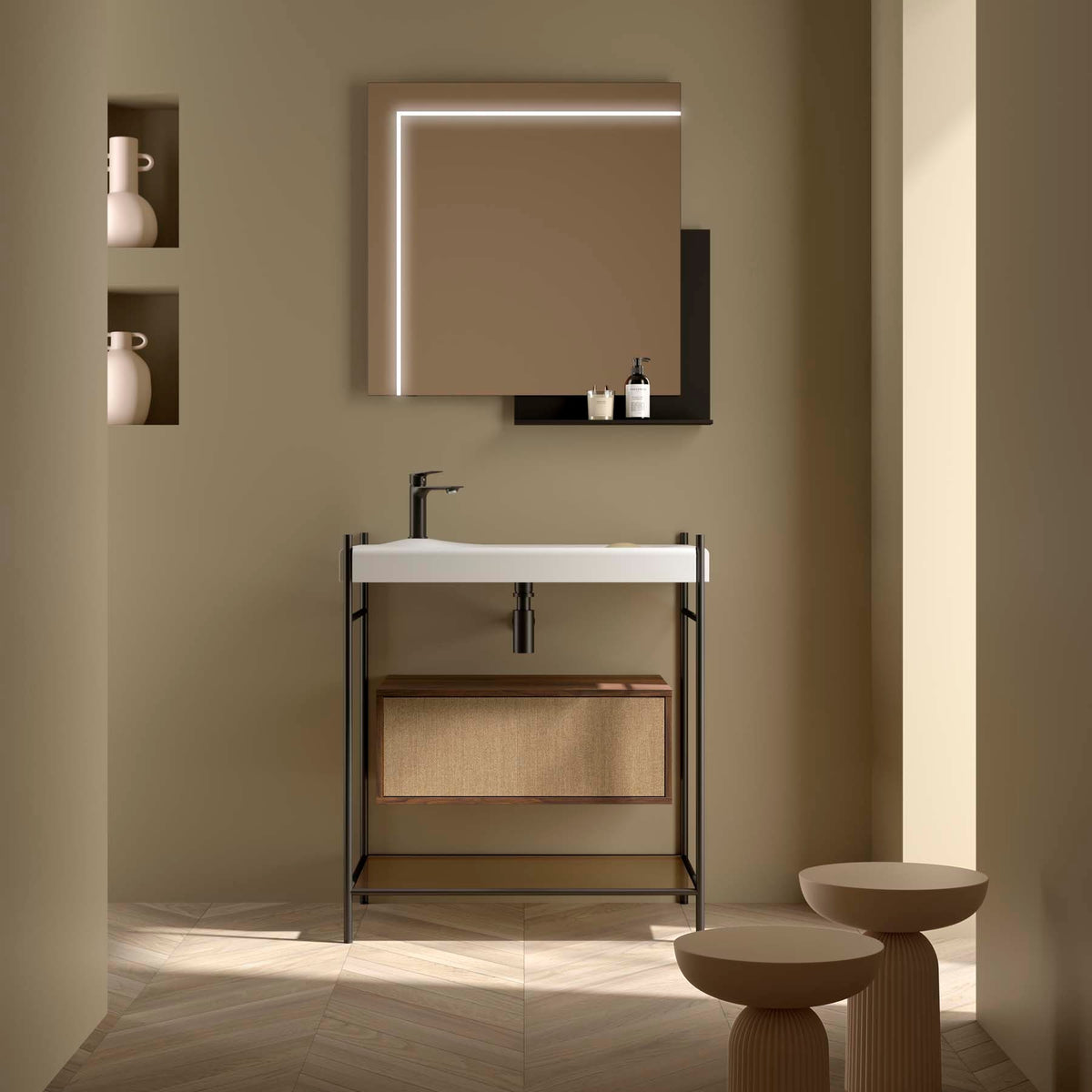 Vanity set OCEAN 1 drawer *Special order*