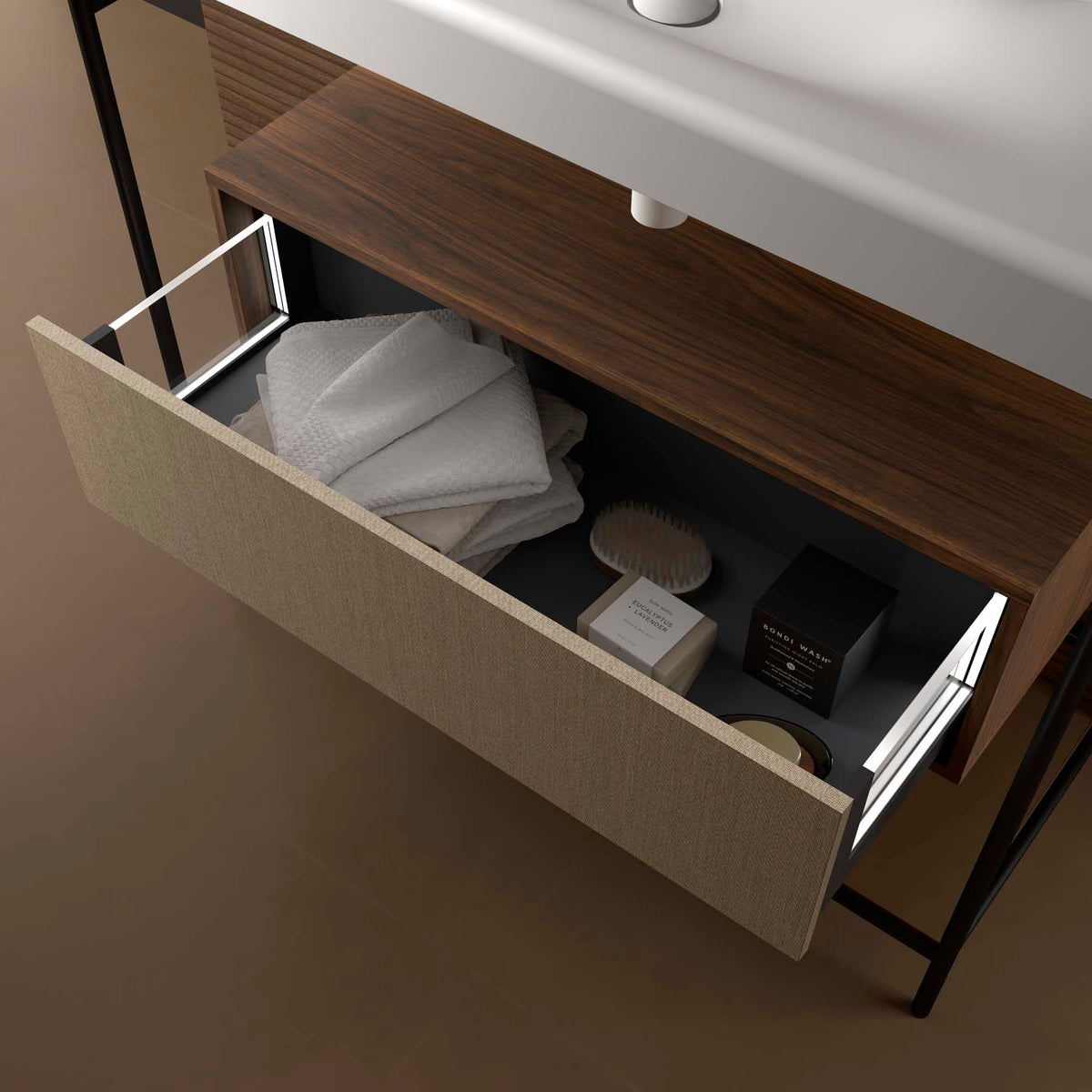 Vanity set OCEAN 1 drawer *Special order*