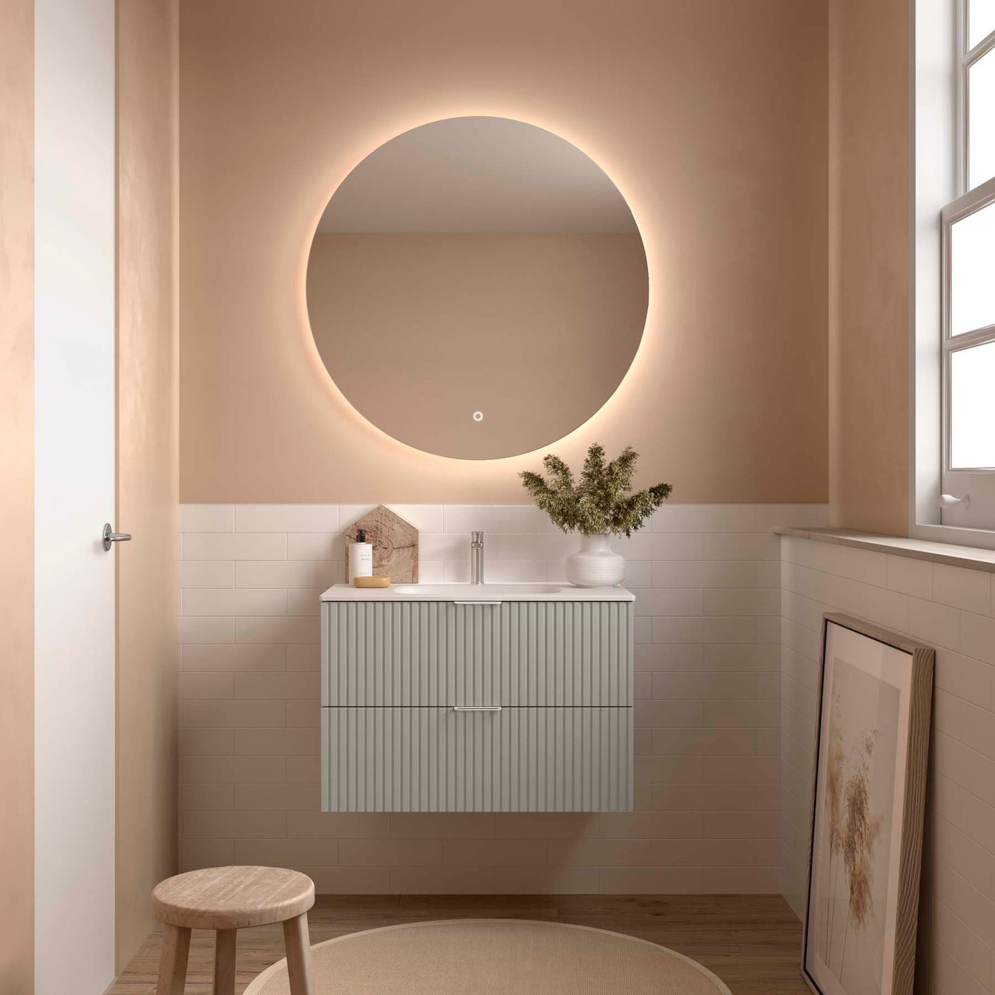 Vanity Biba 36 inches (900) 2 drawers