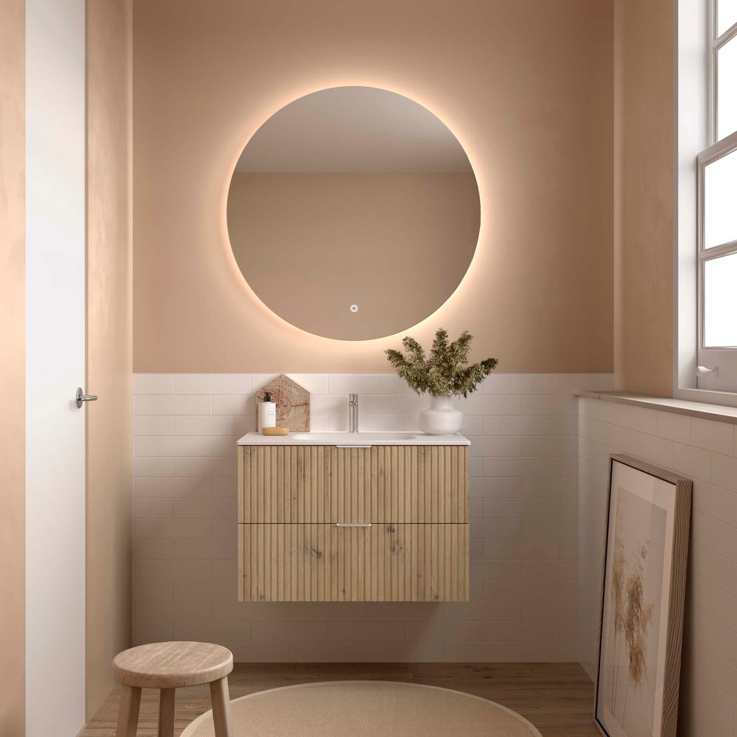 Vanity Biba 36 inches (900) 2 drawers