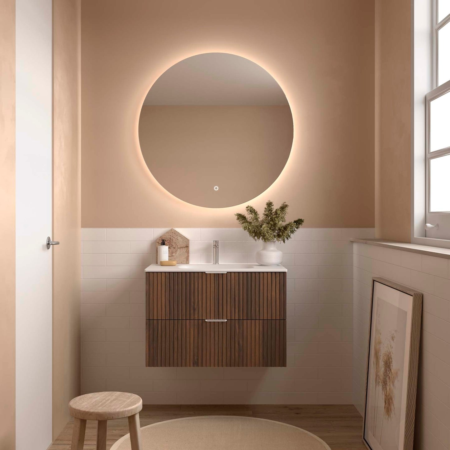 Vanity Biba 36 inches (900) 2 drawers