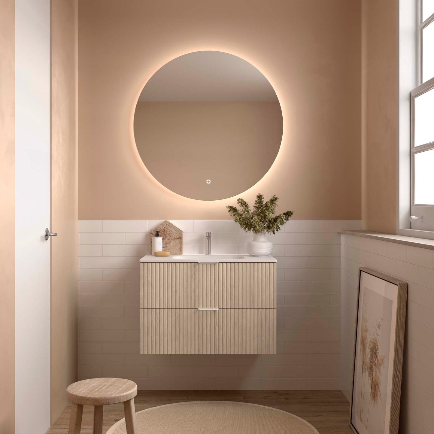 Vanity Biba 36 inches (900) 2 drawers