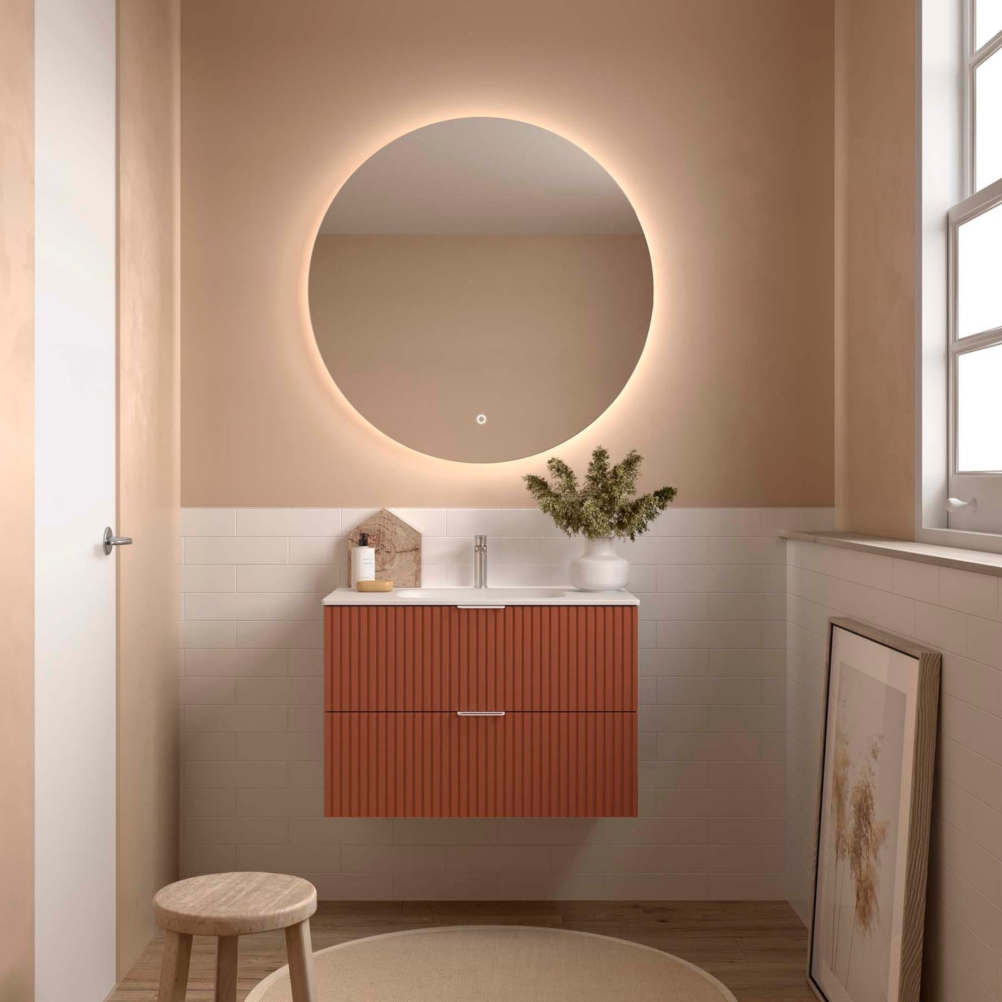 Vanity Biba 36 inches (900) 2 drawers
