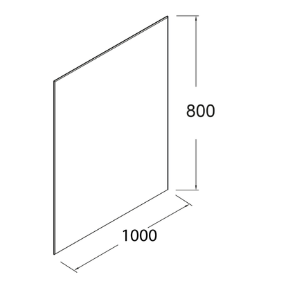 Mirror SENA Horizontal or vertical installation