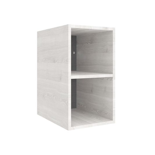 Wall-hung storage unit Alliance 16 inches (400) 2 spaces Sbiancato