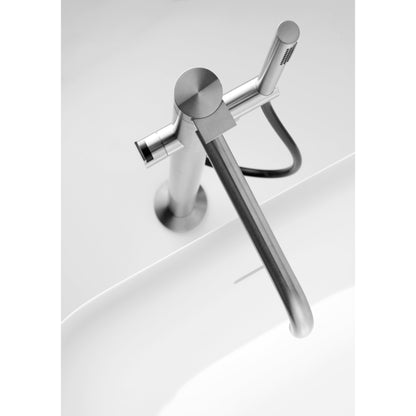 Bathtub faucet freestanding TEK ZERO stainless steel TOK072