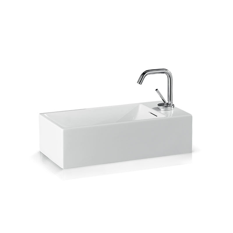 Évier en porcelaine suspendu THIN Bridge 50 L262