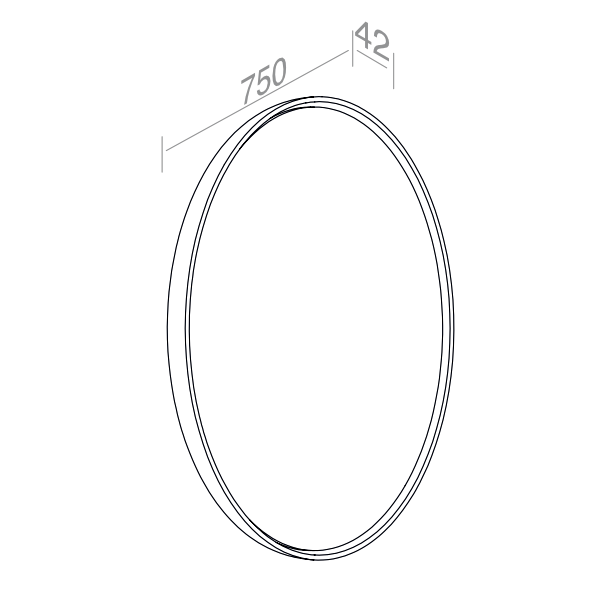 Miroir 'MOON L'