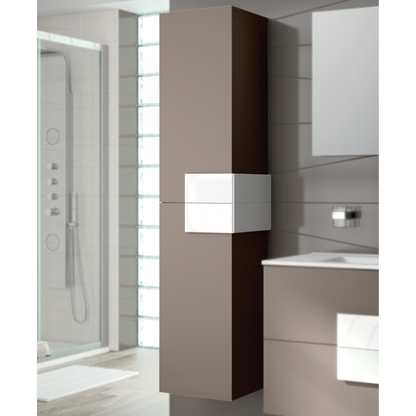 Armoire à linge Cronos moka 21957