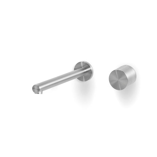 Lavabo wall mounted faucet 2 holes Puro Up stainless steel PUP191