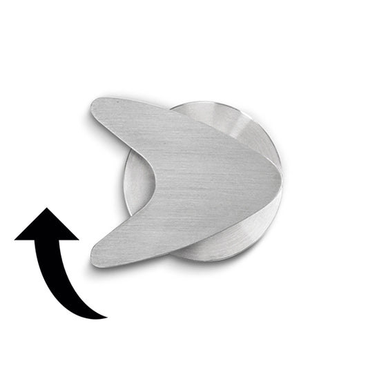 Trim for shut off valve wall mount hot water Arrow stainless steel ARW355