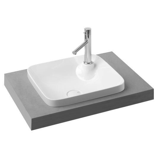 Porcelain Sink IN-OUT Quadro single hole L659