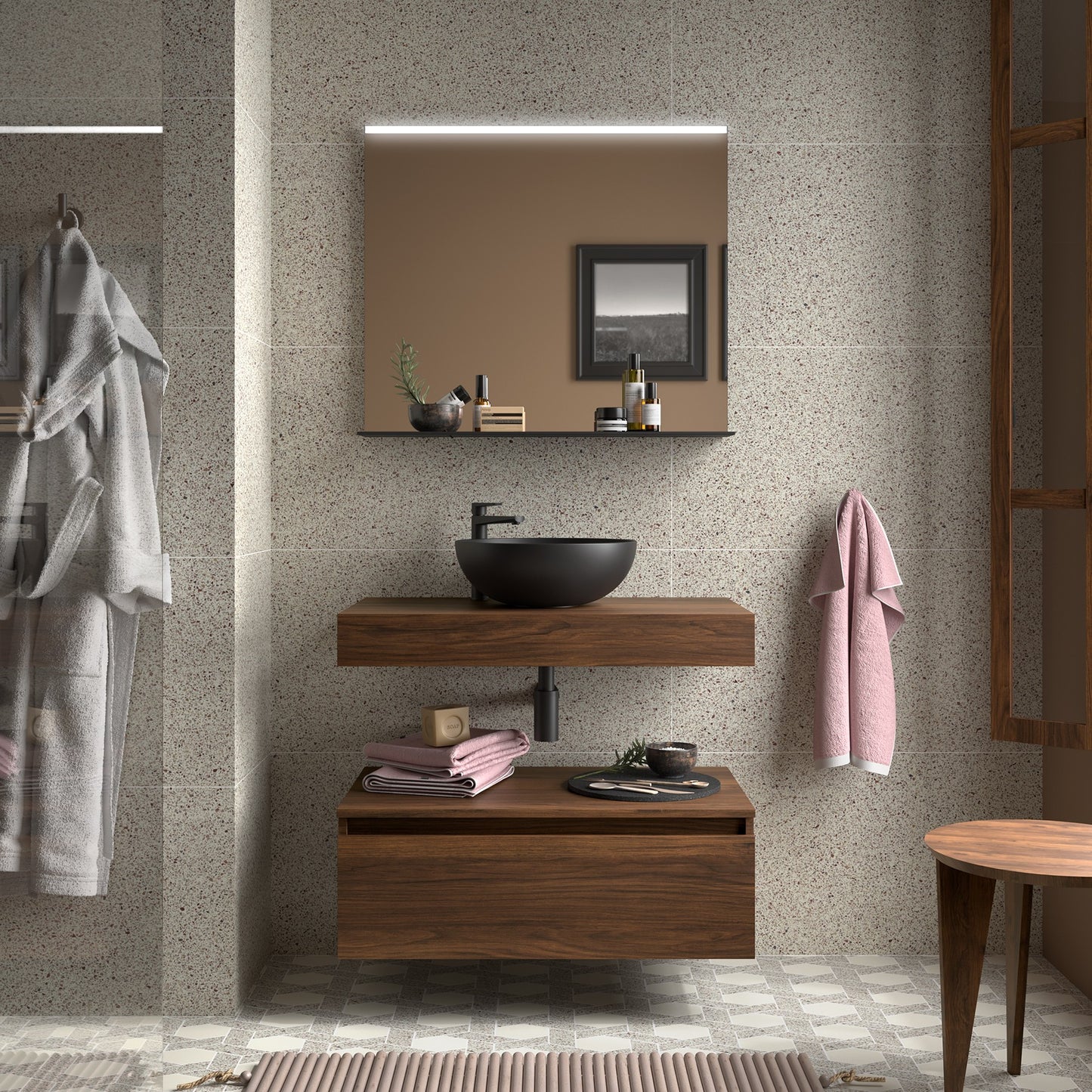 Countertop Domus Walnut Maya *Special order*