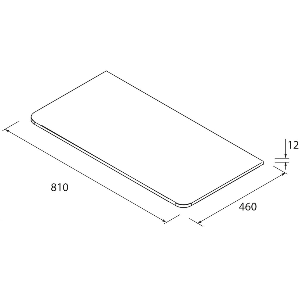 Countertop Uniiq solid surface matte white