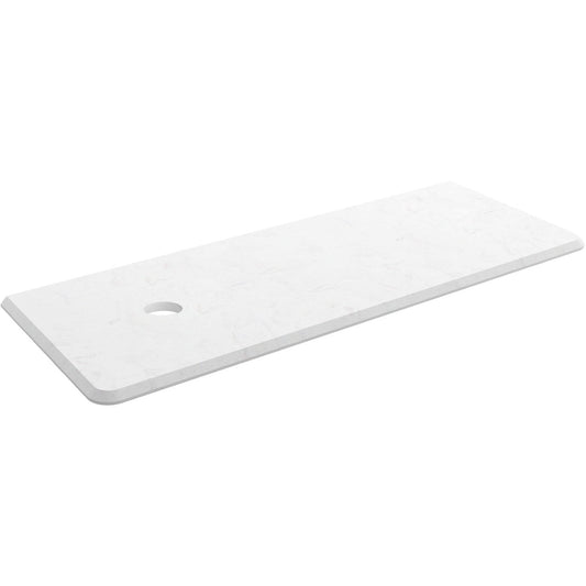 Countertop Veined calacatta white quartz composite 24 inches (600)