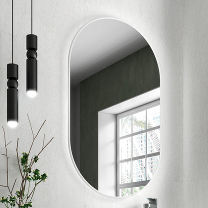 Mirror Olimpia matte white