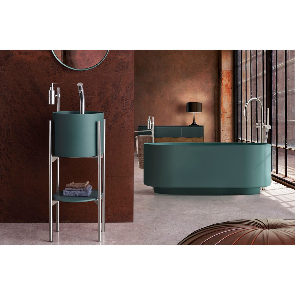 Vasque en porcelaine L805