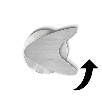 Trim for shut off valve wall mount cold water Arrow stainless steel ARW354