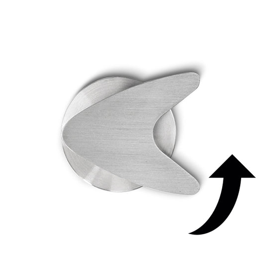 Trim for shut off valve wall mount cold water Arrow stainless steel ARW354